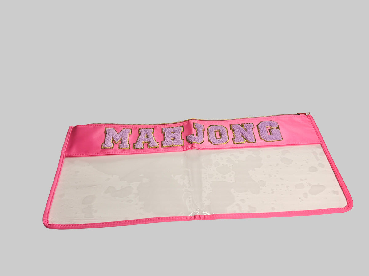 Pink Mahjong Bag