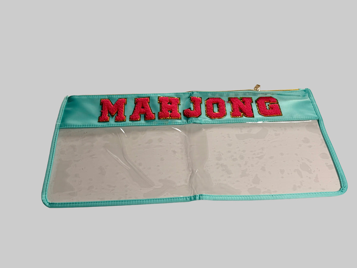 Teal Mahjong Bag