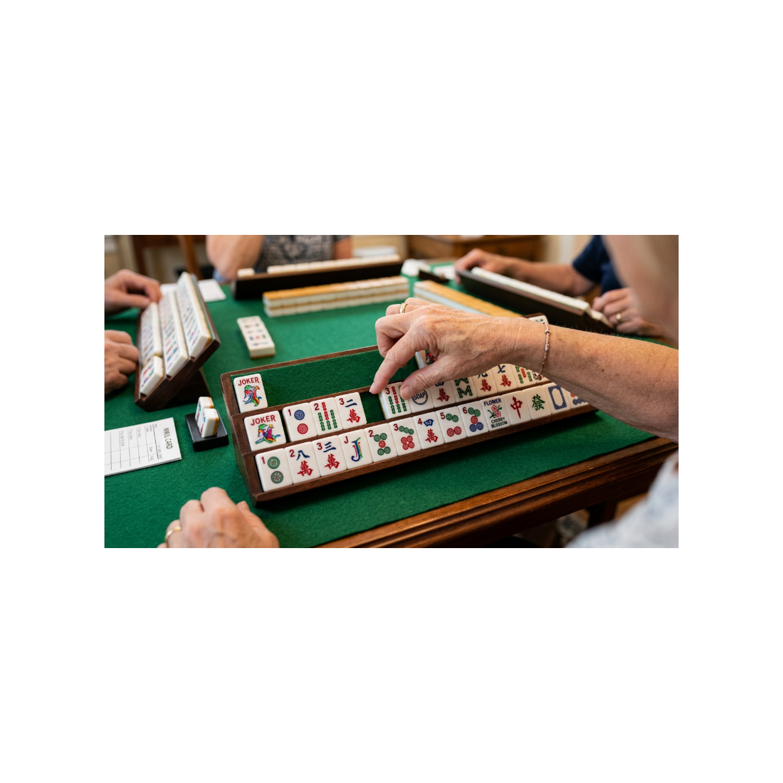 sorting mahjong tiles