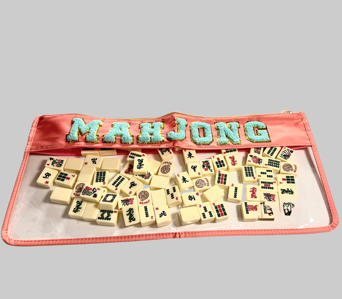 Coral  Mahjong Bag