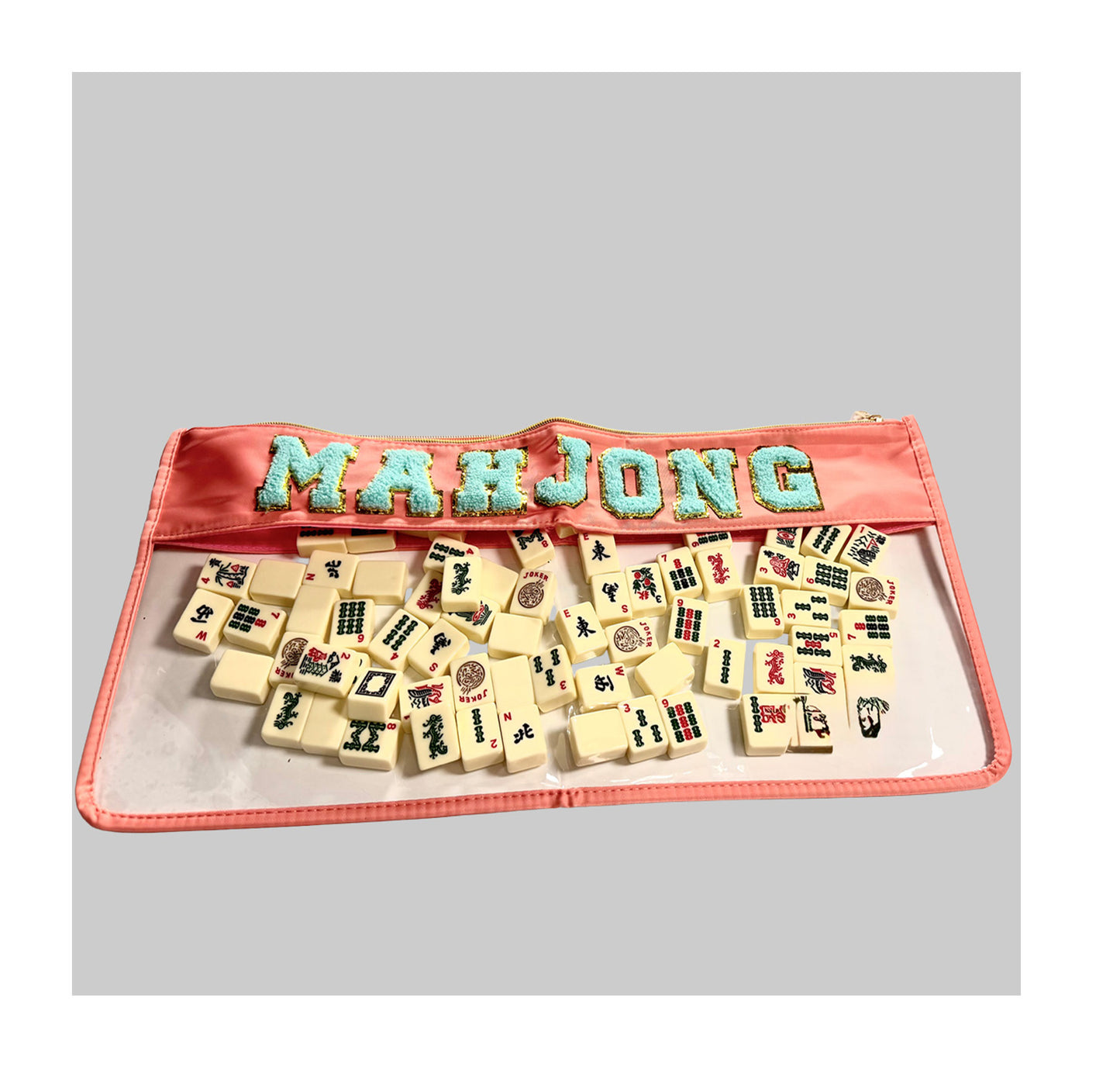 Coral  Mahjong Bag
