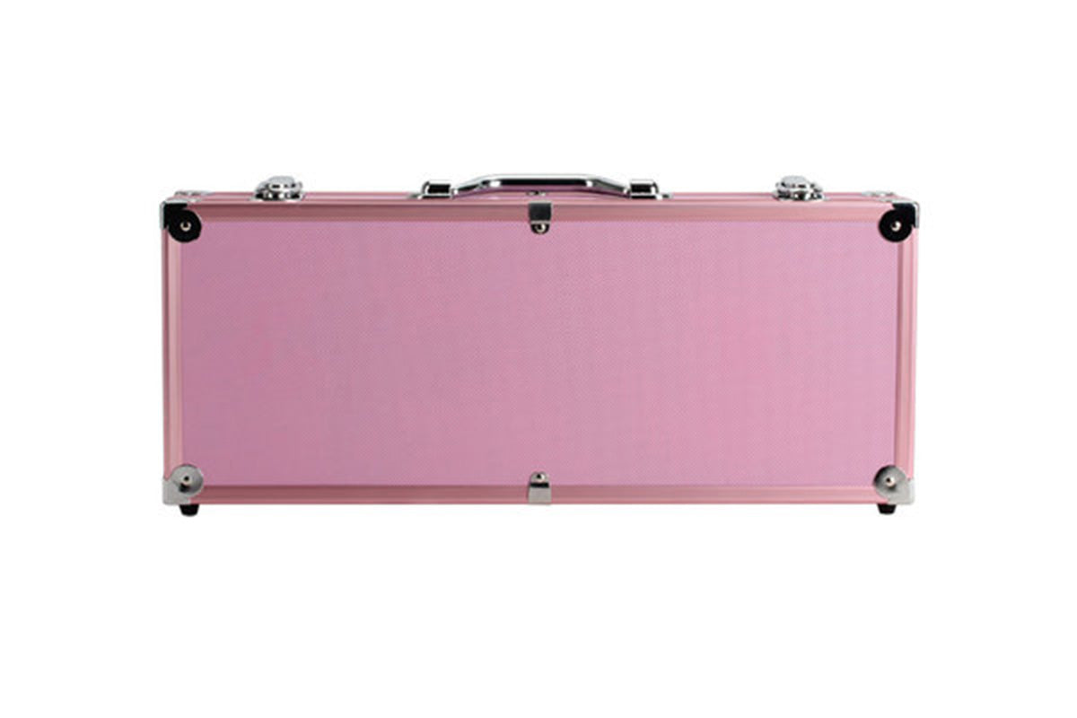 Pink Hard Case Mahjong Set