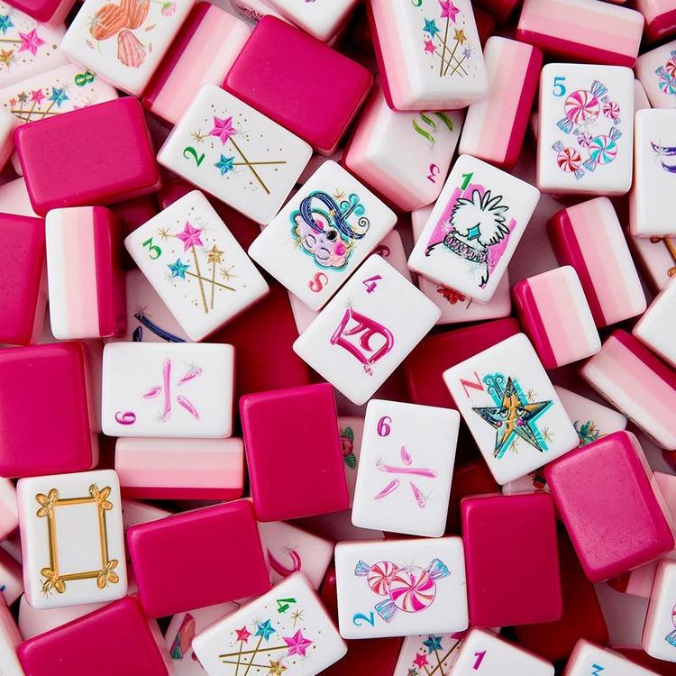 Krewe of the Carnival Bloom Complete Mahjong Set