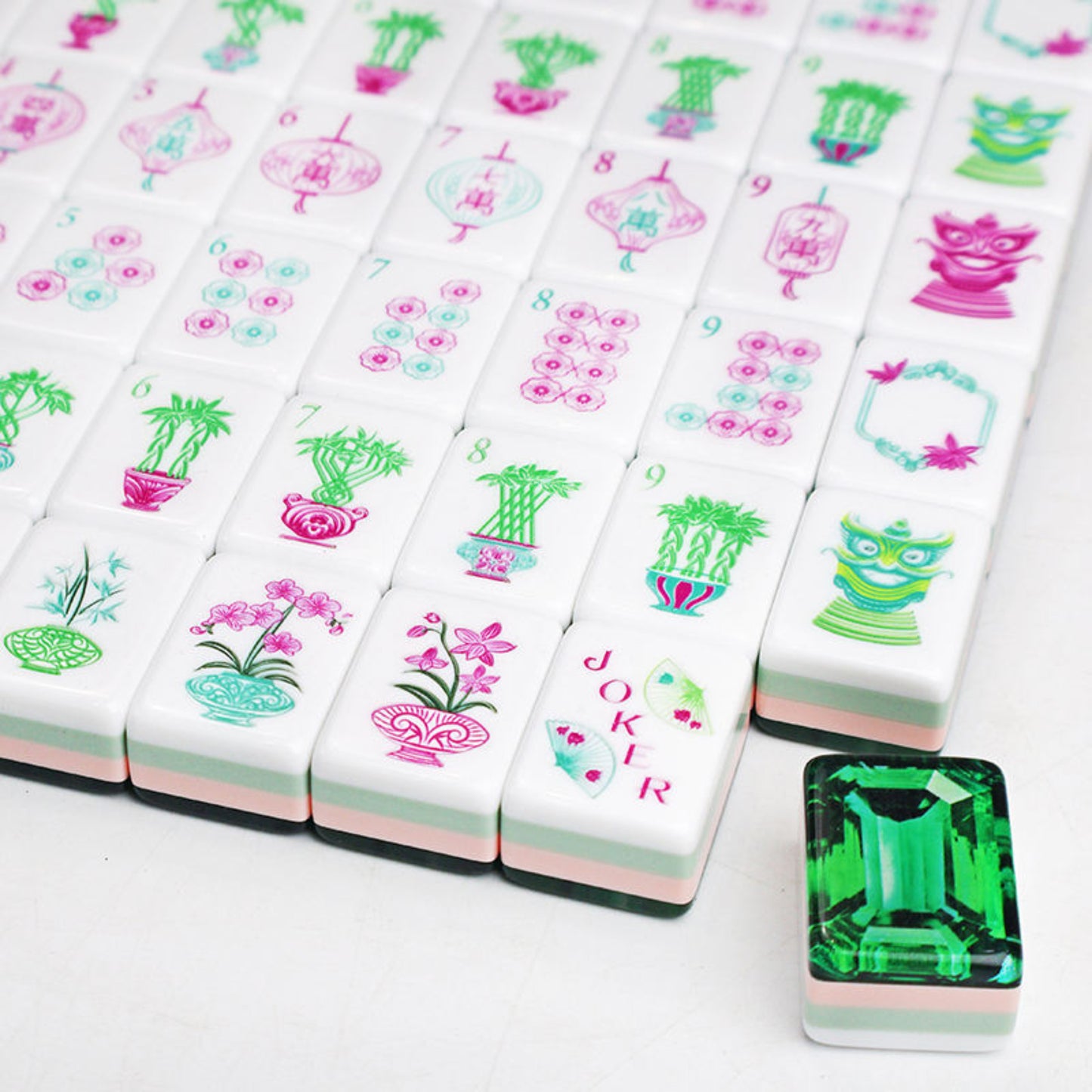 Krewe of the Verdant Crown Mahjong Tiles
