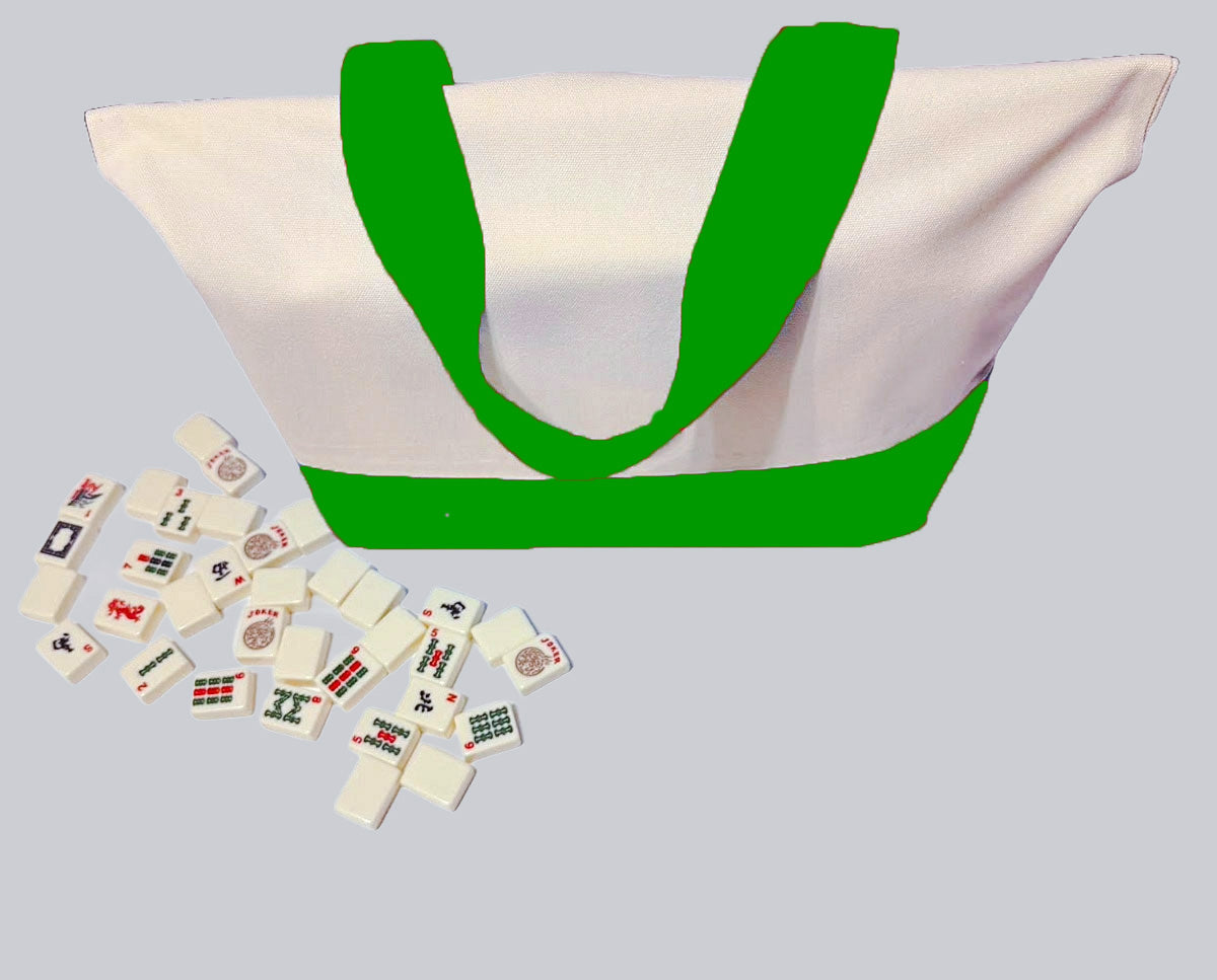 Green Mahjong Tote