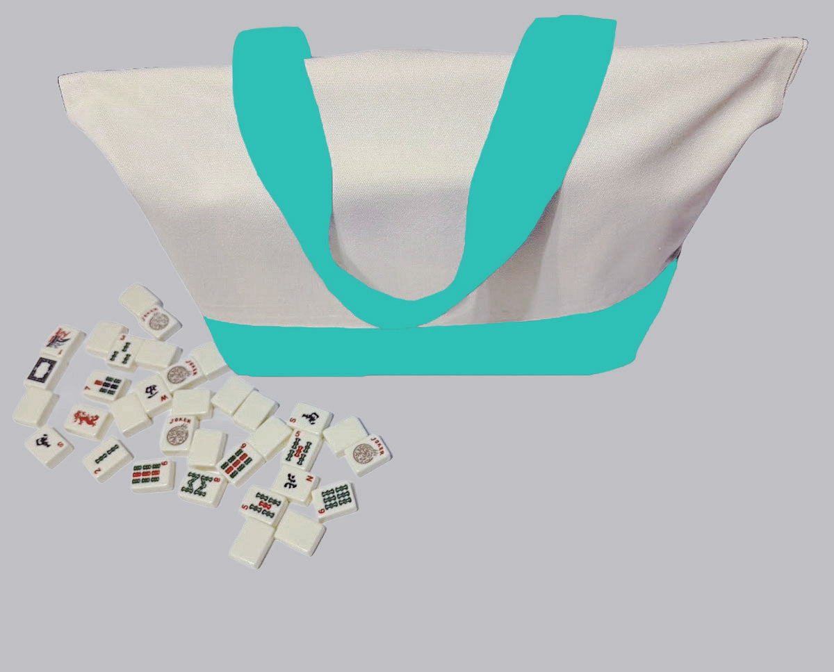 Mint Mahjong Tote