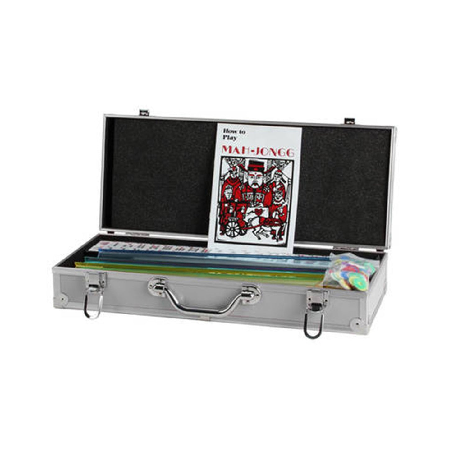 Aluminum hard case mahjong set