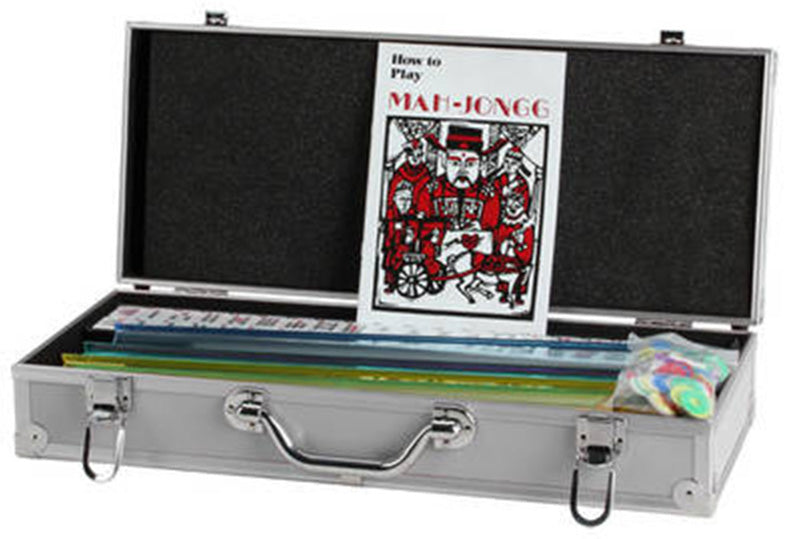 Silver Hard Case Mahjong Set